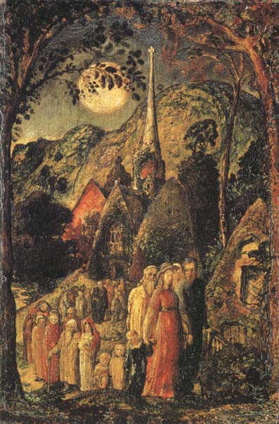 Samuel Palmer Coming from Evening Church